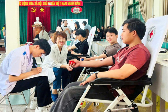 Sinh viên Trường Cao đẳng Đà Lạt hiến 169 đơn vị máu