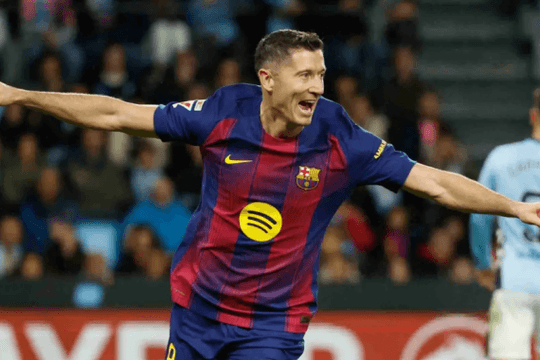 Robert Lewandowski và cái duyên ghi bàn khó tin: Khi Celta Vigo trở thành nạn nhân ưa thích nhất