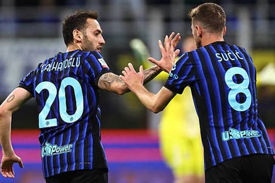 Inter Milan ngược dòng ngoạn mục 3-2 trước Como vào chung kết Coppa Italia
