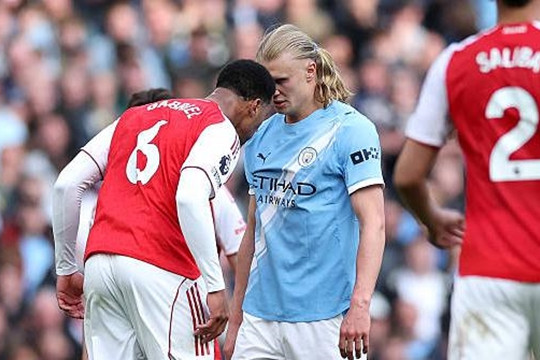 Khoảnh khắc Gabriel thoát thẻ đỏ và bài học về sự tỉnh táo của Arsenal tại Etihad