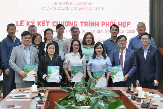 Lâm Đồng ký kết phát triển nguồn nhân lực văn hóa, thể thao, du lịch