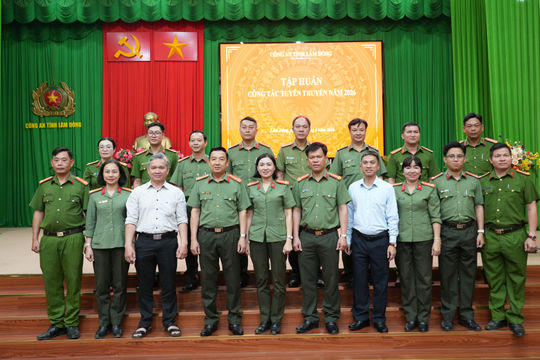 Công an Lâm Đồng nâng cao kỹ năng tuyên truyền cho cán bộ, chiến sĩ