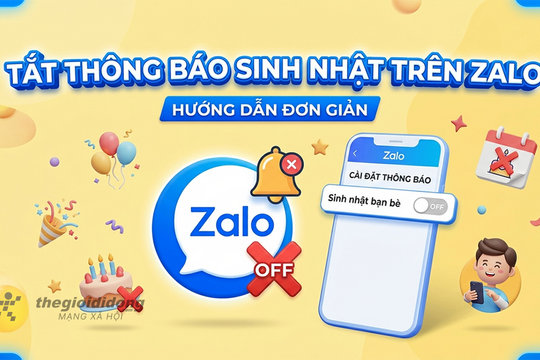 Cách tắt thông báo sinh nhật trên Zalo cho mình và bạn bè cực kỳ đơn giản