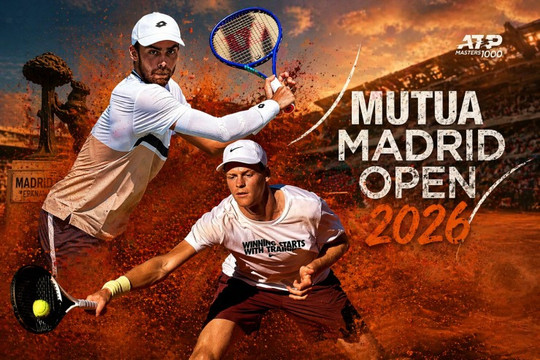 Madrid Open 2026: Jannik Sinner khẳng định vị thế số 1, truyền nhân Nadal thách thức Top 10