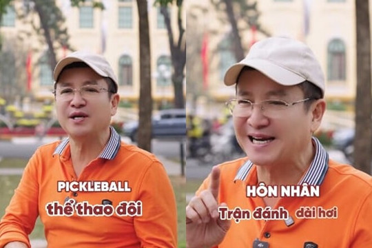 NSƯT Chí Trung ví von Pickleball với hôn nhân, dàn sao Việt cập nhật cuộc sống hạnh phúc