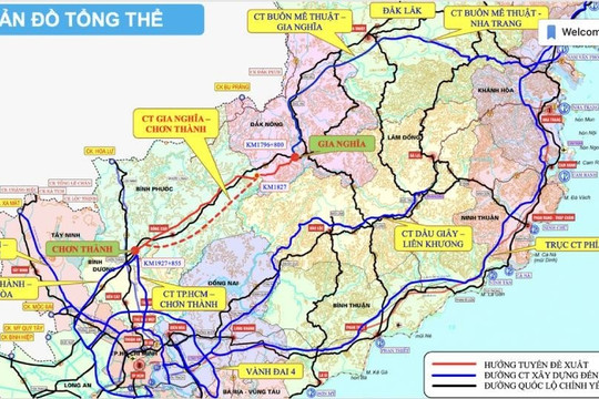 Cao tốc Gia Nghĩa - Chơn Thành 25.800 tỷ: Đang thu hồi 1.000ha đất bàn giao cho Vingroup
