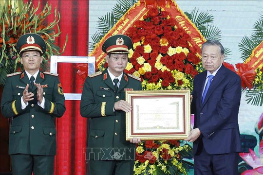 Tổng Bí thư, Chủ tịch nước Tô Lâm: Quân khu 5 phải phát huy vai trò nòng cốt trong xây dựng nền quốc phòng toàn dân