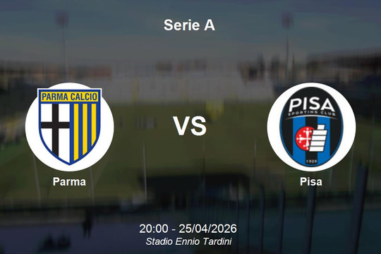 Nhận định Parma vs Pisa - Serie A: Cơ hội để chủ nhà bứt phá khỏi nhóm nguy hiểm
