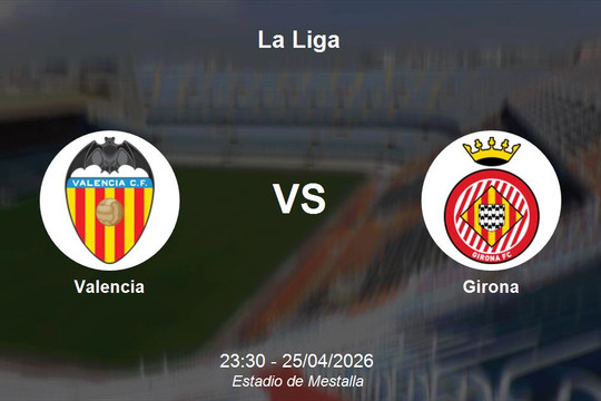 Nhận định Valencia vs Girona - Vòng 33 La Liga