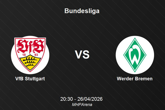 Nhận định VfB Stuttgart vs Werder Bremen - Bundesliga