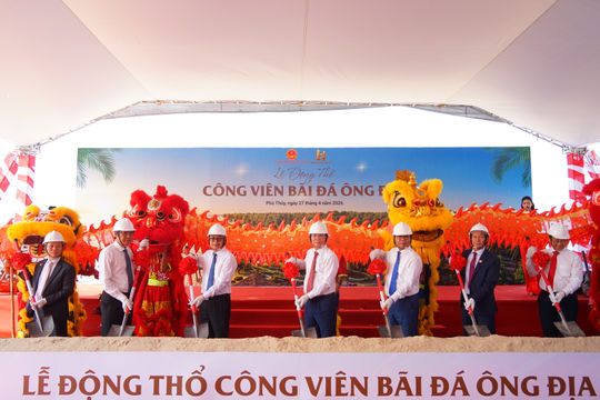 Lãnh đạo tỉnh Lâm Đồng dự Lễ động thổ xây dựng Công viên Bãi đá Ông Địa