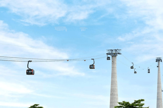 Cáp treo Cát Hải – Phù Long: Công trình sở hữu trụ cáp cao nhất thế giới tại Hải Phòng