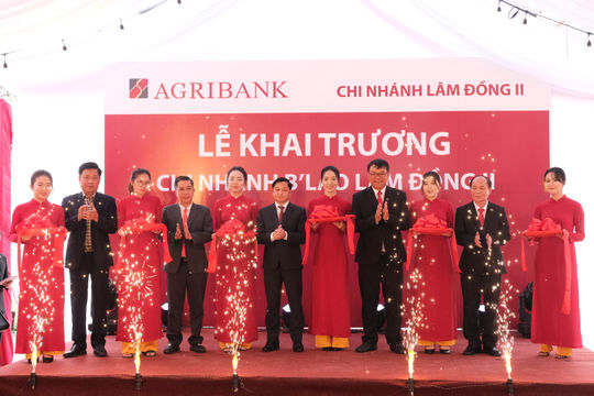 Khai trương Agribank Chi nhánh B’Lao
