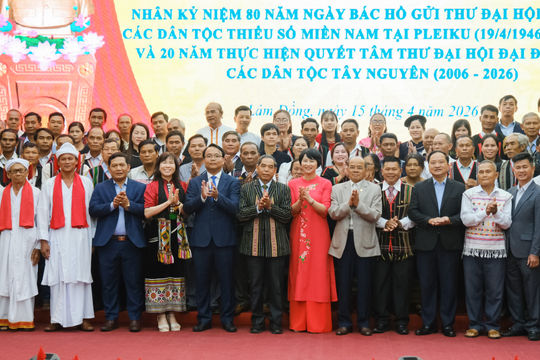 Ðồng bào DTTS Lâm Ðồng khắc ghi lời Bác dạy