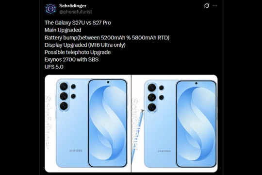 Giải mã công nghệ pin silicon-carbon trên Galaxy S27 Ultra: Tối ưu hiệu năng thay vì chạy đua thông số