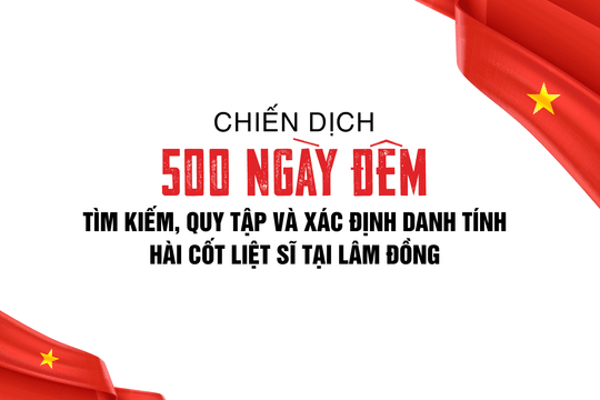 Lâm Đồng triển khai Chiến dịch 500 ngày đêm tìm kiếm, quy tập hài cốt liệt sĩ