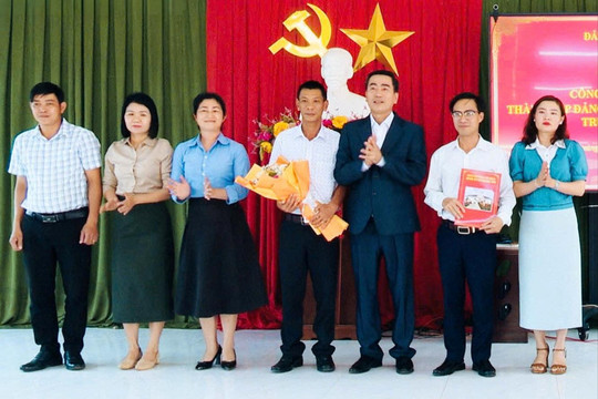 Quảng Tân tập trung xây dựng Đảng vững mạnh toàn diện
