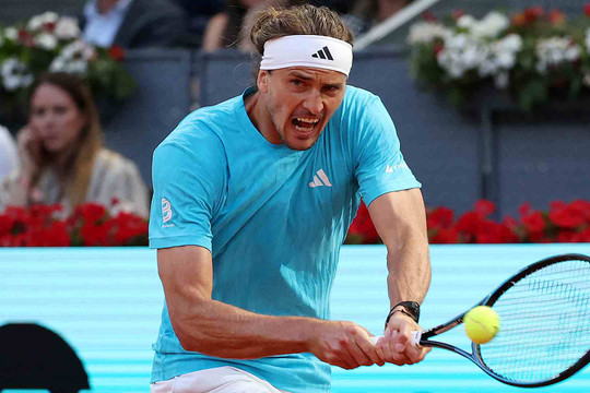 Alexander Zverev nhọc nhằn hạ gục Mensik sau 3 set kịch tính tại Madrid Open