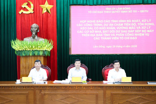 Thường trực Tỉnh ủy làm việc tại khu vực phía Tây Lâm Đồng