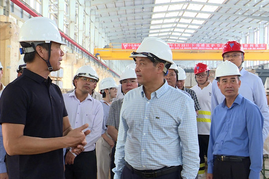 Lãnh đạo UBND tỉnh Lâm Đồng nắm bắt tình hình các dự án, doanh nghiệp tại xã Nhân Cơ