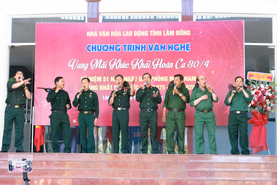 Lâm Đồng sôi nổi chương trình văn nghệ “Vang mãi khúc khải hoàn ca 30/4”