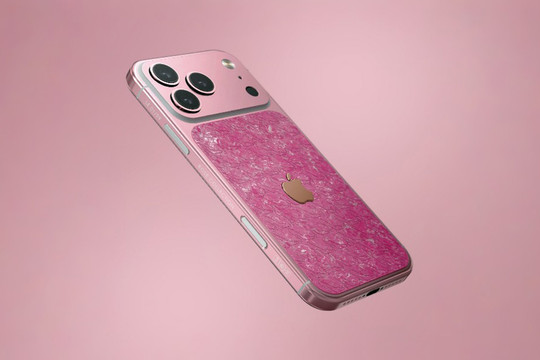 Caviar ra mắt bộ sưu tập iPhone 17 Pro Rose nạm vàng và kim cương giá hơn 500 triệu đồng