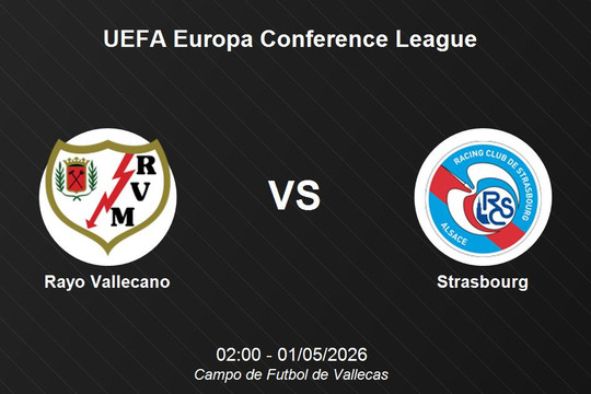 Nhận định Rayo Vallecano vs Strasbourg - UEFA Europa Conference League