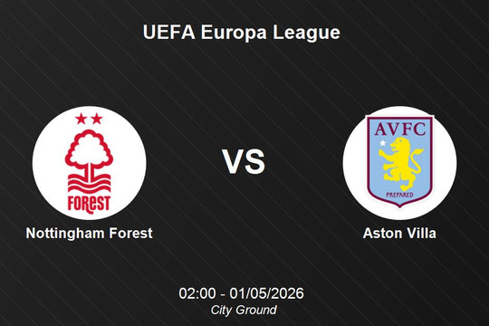 Nhận định Nottingham Forest vs Aston Villa - UEFA Europa League 02h00 ngày 1-5