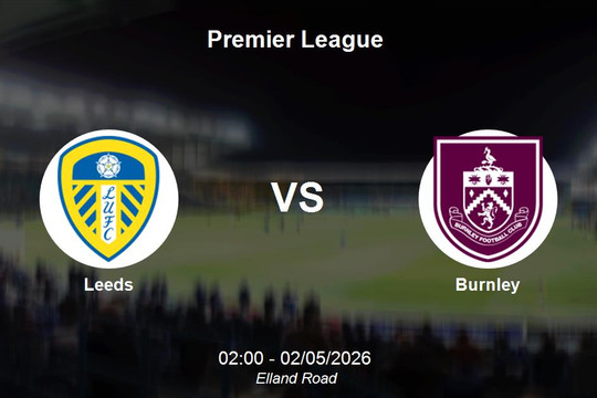 Nhận định Leeds vs Burnley - Premier League: Cơ hội bứt phá tại Elland Road