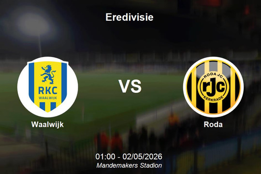Nhận định Waalwijk vs Roda - Eredivisie