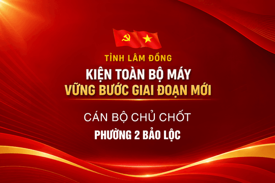 Cán bộ chủ chốt Phường 2 Bảo Lộc