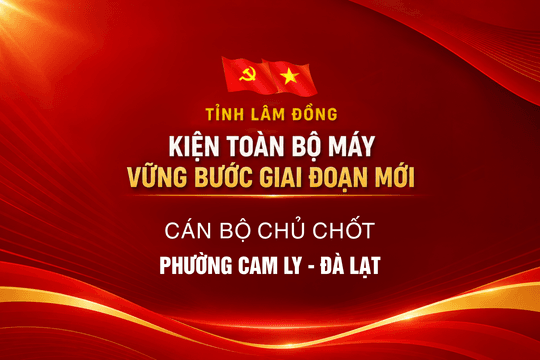 Cán bộ chủ chốt phường Cam Ly - Đà Lạt