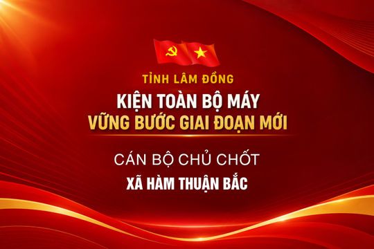 Cán bộ chủ chốt xã Hàm Thuận Bắc