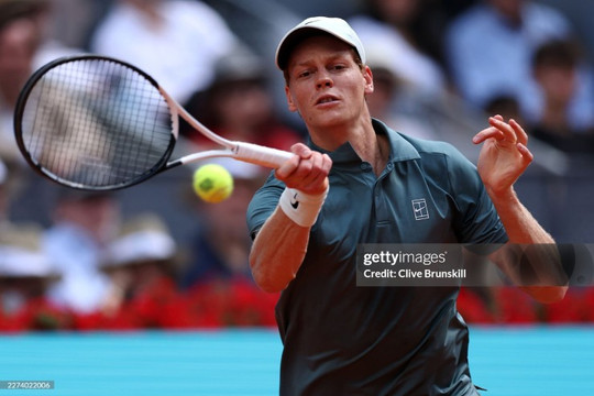 Jannik Sinner vào chung kết Madrid Open 2026 sau màn trình diễn áp đảo trước Arthur Fils