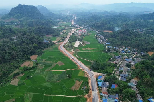 Tuyến đường Tân Trào - Trung Yên 300 tỷ đồng chuẩn bị thông xe vào tháng 5/2026