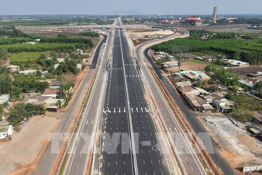 Thông xe hơn 37 km cao tốc Biên Hòa - Vũng Tàu: Rút ngắn thời gian di chuyển từ Đồng Nai đi TP.HCM