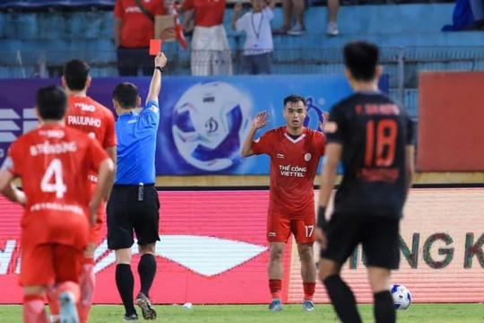 Thể Công Viettel 1-1 Ninh Bình: Bước ngoặt thẻ đỏ khiến hy vọng vô địch dần tan biến