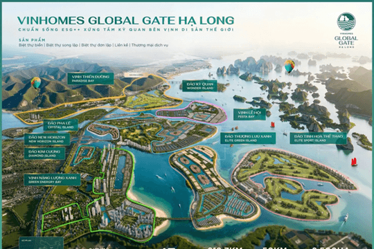 Vinhomes Global Gate Hạ Long: 9 phân khu kiến tạo nên siêu đô thị hoàn mỹ