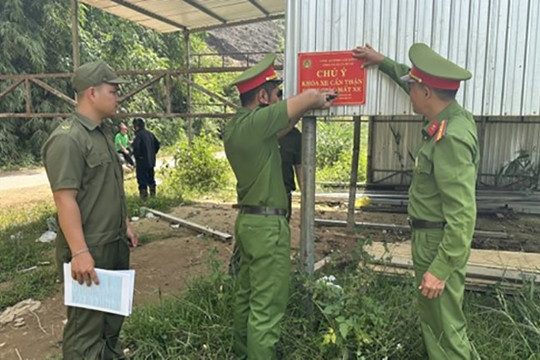 Tạo “lá chắn” phòng, chống trộm cắp từ cộng đồng