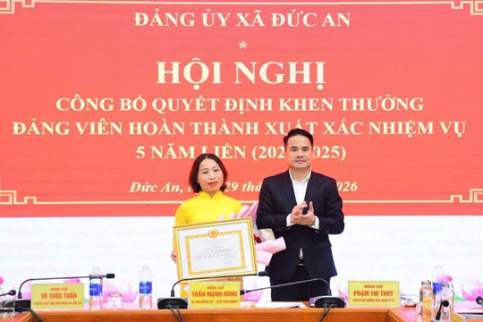 Nữ đảng viên 5 năm liền hoàn thành xuất sắc nhiệm vụ
