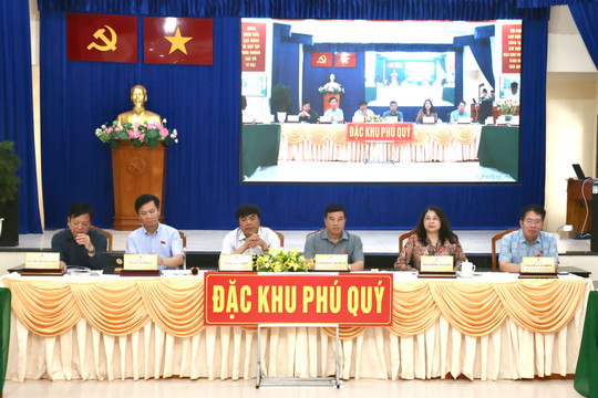 Đoàn ĐBQH tỉnh Lâm Đồng tiếp xúc cử tri sau Kỳ họp thứ nhất, Quốc hội khóa XVI