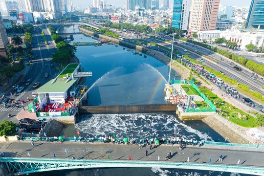 Siêu dự án chống ngập 10.000 tỷ đồng tại TP.HCM chuẩn bị vận hành