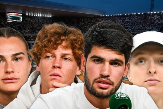 Jannik Sinner và Carlos Alcaraz dẫn đầu nhóm tay vợt phản đối tiền thưởng Roland Garros 2026