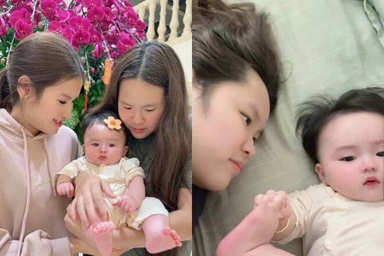 Con gái Hoa hậu Phương Lê xin phép cha ruột về sống cùng mẹ để chăm sóc em gái