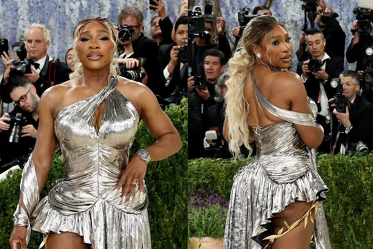 Serena Williams gây tranh cãi với trang phục Marc Jacobs tại thảm đỏ Met Gala