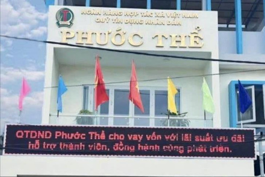 Quỹ tín dụng Phước Thể thay đổi địa chỉ trụ sở chính