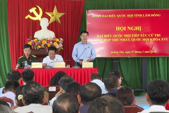 Cử tri xã Quảng Tân kiến nghị nhiều vấn đề liên quan đến đời sống dân sinh
