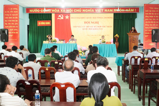Cử tri xã Đông Giang kiến nghị nhiều vấn đề về dân sinh