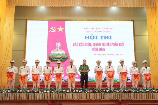 Hội thi Báo cáo viên, tuyên truyền viên giỏi Công an Lâm Đồng năm 2026