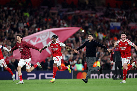 Arsenal và bước ngoặt thực dụng của Mikel Arteta trước chung kết Champions League